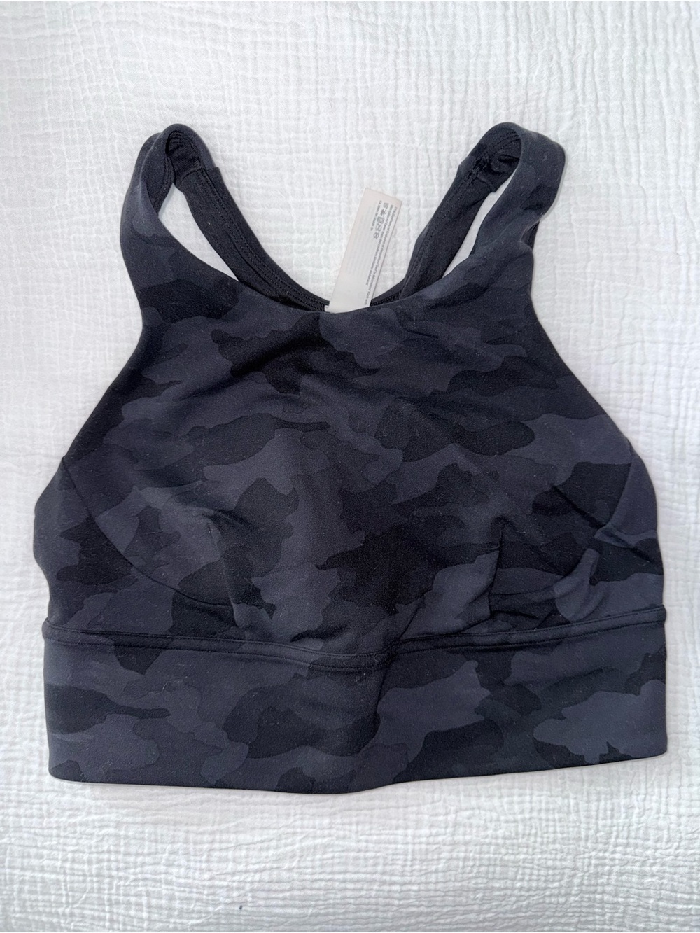 Lululemon Women's High-Neck Camo Sports Bra - Camo (Size 8)